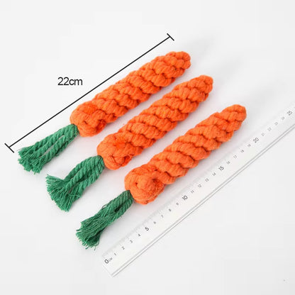 Pet Dog Toys Cartoon Animal Dog Chew Toys Durable Braided Bite Resistant Puppy Molar Cleaning Teeth Cotton Rope Toy